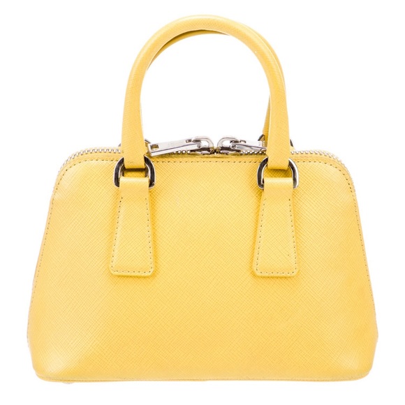 Prada Yellow Mini Tote Bag - Picture 2 of 5